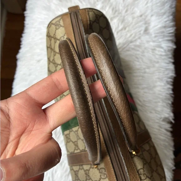 GUCCI Vintage Sherry Line Boston Bag 🤎 - Picture 14 of 16